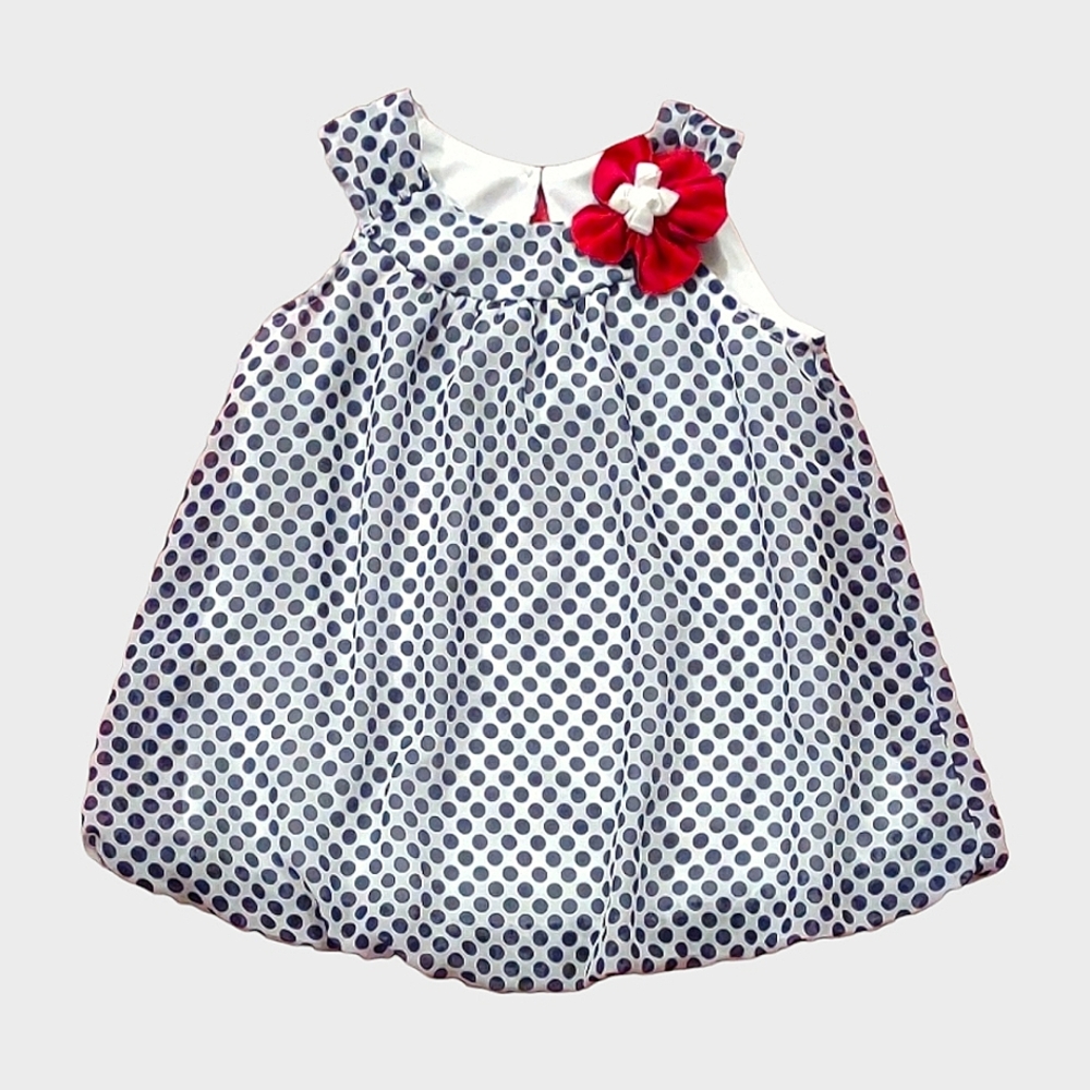 Rare Editions Polka Dot Dress 24m